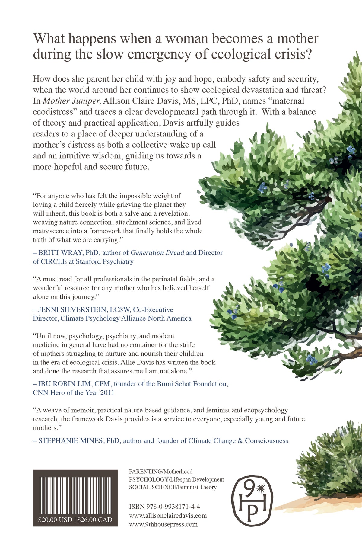 Mother Juniper: On Matrescence in Ecological Crisis